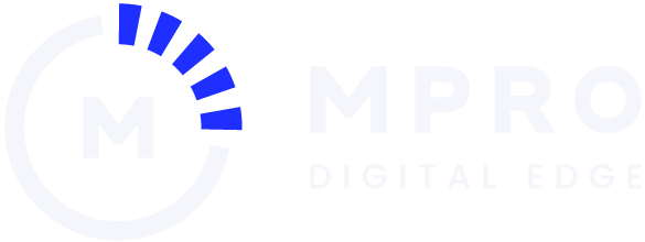 multifamily ai tools Logo for MPRO Digital Edge with a stylized "M" and blue accent lines. mpro Digital Edge